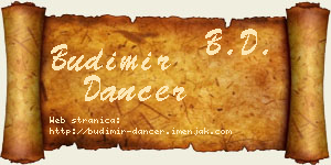 Budimir Dancer vizit kartica